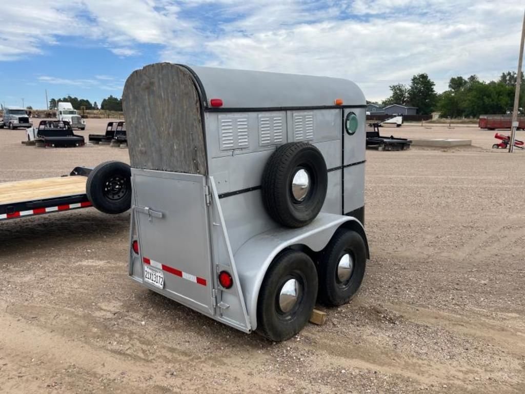 1966 Lincraft 1 Horse Bumper Pull Horse Trailer - Image 2