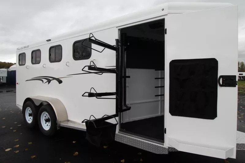2026 Trails West Trailers Adventure MX II 4 Horse Trailer - Swing Out Saddle - Image 2