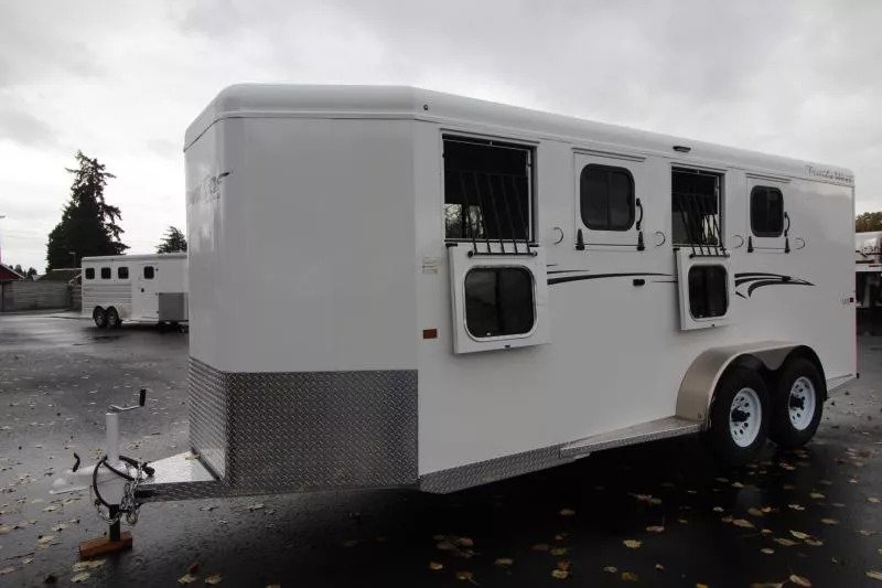2026 Trails West Trailers Adventure MX II 4 Horse Trailer - Swing Out Saddle