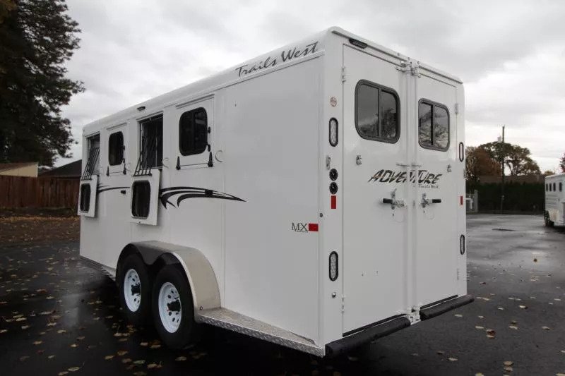 2026 Trails West Trailers Adventure MX II 4 Horse Trailer - Swing Out Saddle - Image 10
