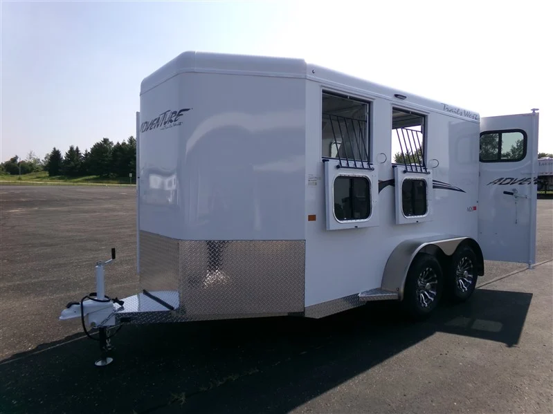 2026 Trails West 2 Horse Adventure MX Bumper Pull - Image 4