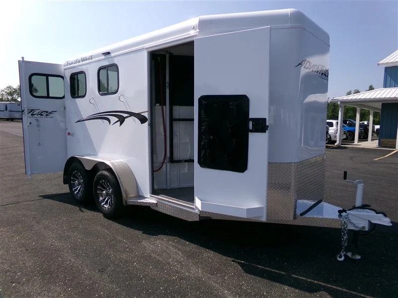 2026 Trails West 2 Horse Adventure MX Bumper Pull - Image 2