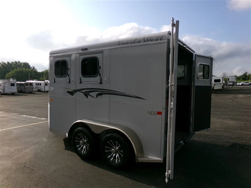 2026 Trails West 2 Horse Adventure MX Titanium Package Gooseneck - Image 6