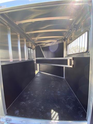 2024 Shadow Trailer 2 Horse Slant Load Bumper Pull w/ Escape Door & Ramp - Image 7