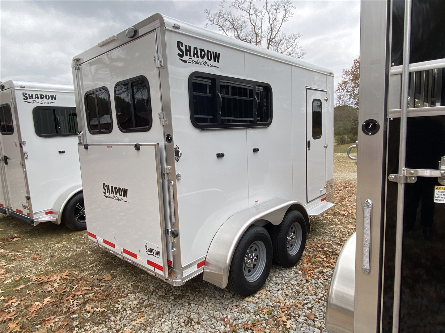2024 Shadow Trailer 2 Horse Slant Load Bumper Pull w/ Escape Door & Ramp - Image 11