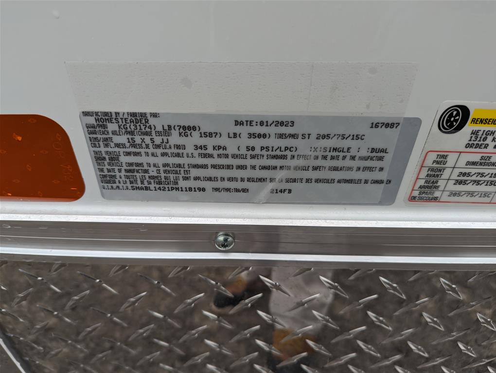 2023 Homesteader Stallion 214FB Bumper Pull - Image 6