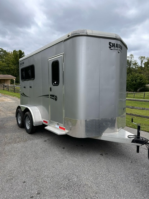 2019 Shadow Trailer StallMate 2 Horse Slant Load Bumper Pull - Image 2