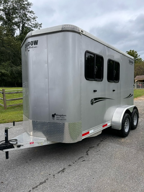 2019 Shadow Trailer StallMate 2 Horse Slant Load Bumper Pull
