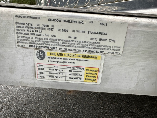 2019 Shadow Trailer StallMate 2 Horse Slant Load Bumper Pull - Image 5