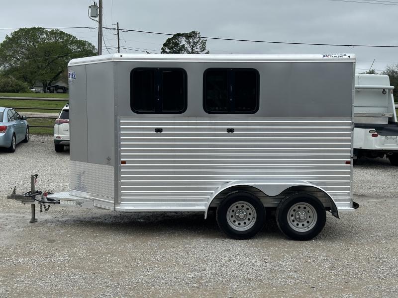 2019 Frontier 2 Horse Slant Load Stock Combo Bumper Pull
