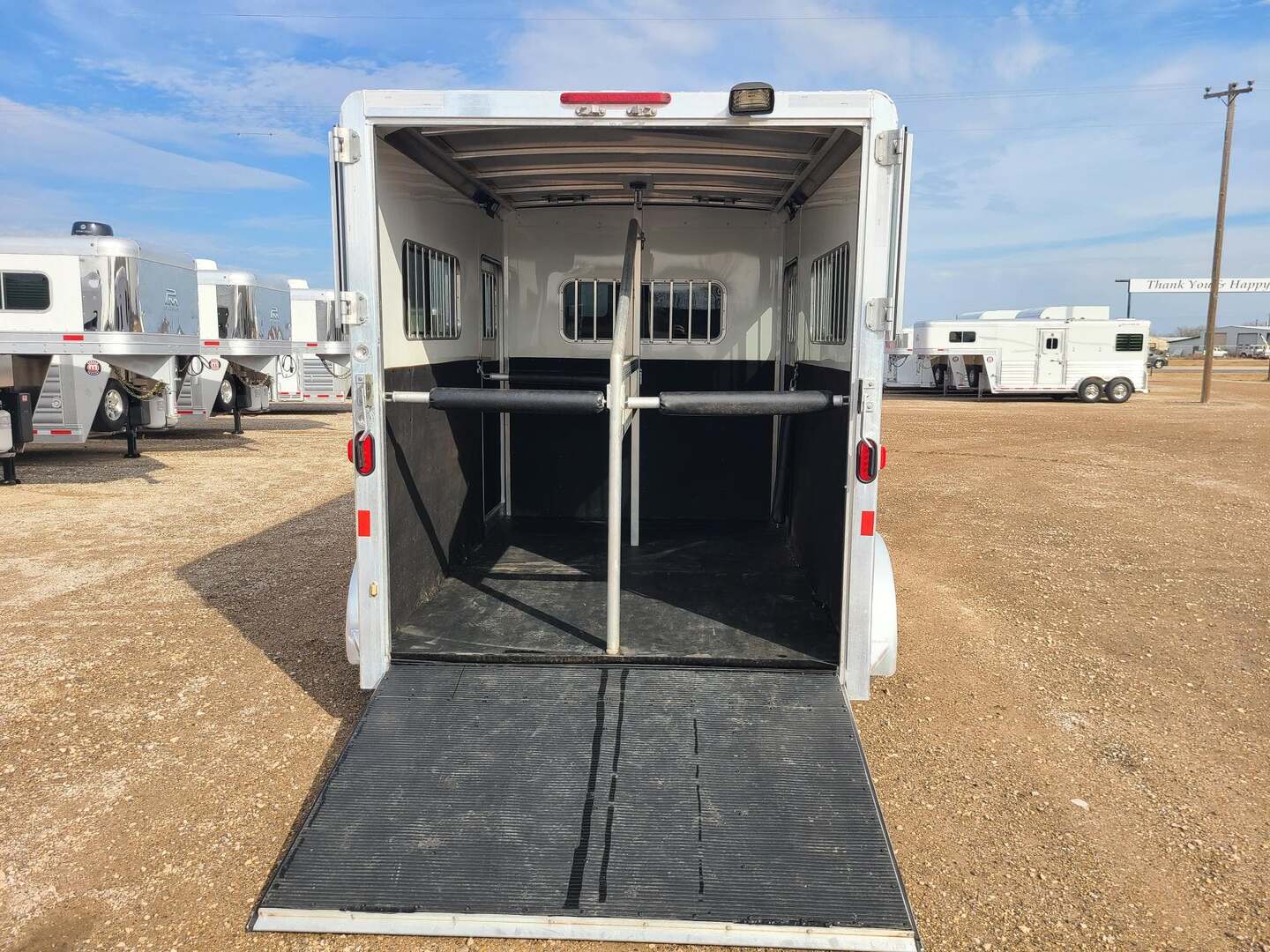 2013 Exiss 720 ST 2 Horse Warmblood Straight Load Bumper Pull - Image 9