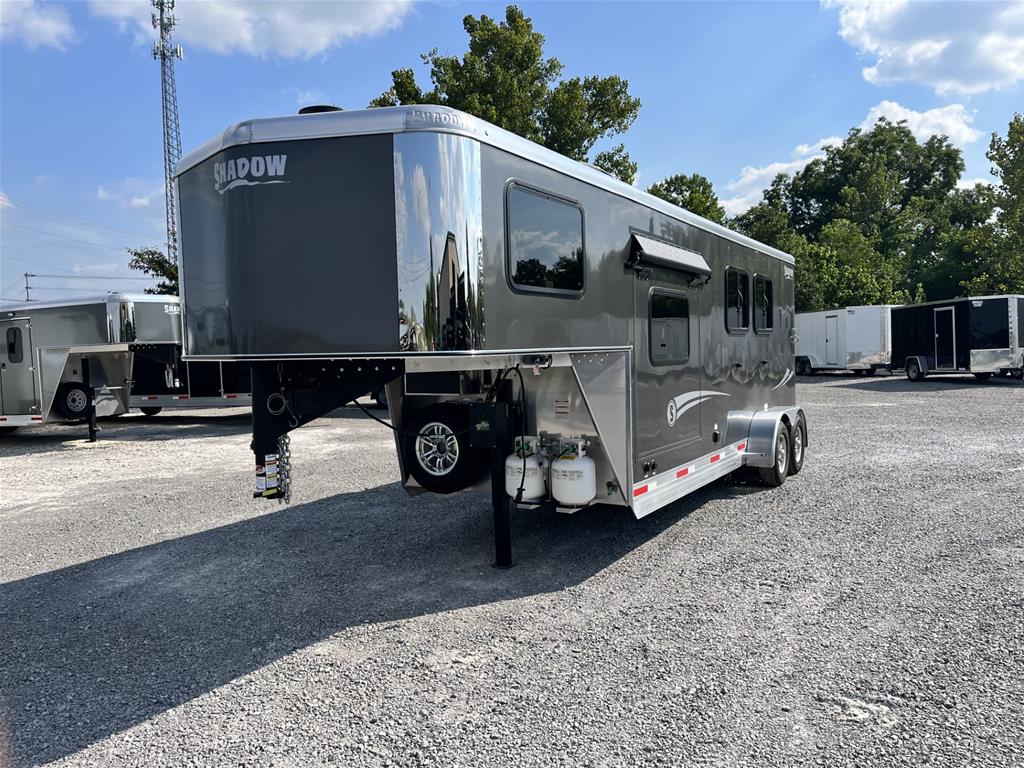 2024 Shadow 69186S 2 Horse Slant Load Gooseneck Trailer with Living Quarters
